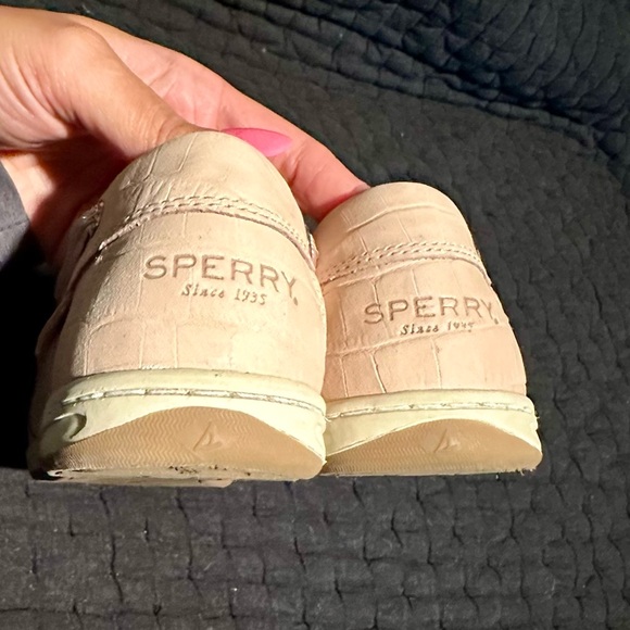 Sperry Bida Croc Nubuck Topsider Boat Shoes Size - Picture 3 of 5